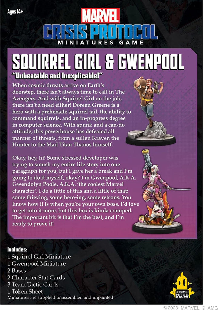 Marvel Crisis Protocol: Squirrel Girl &amp; Gwenpool
