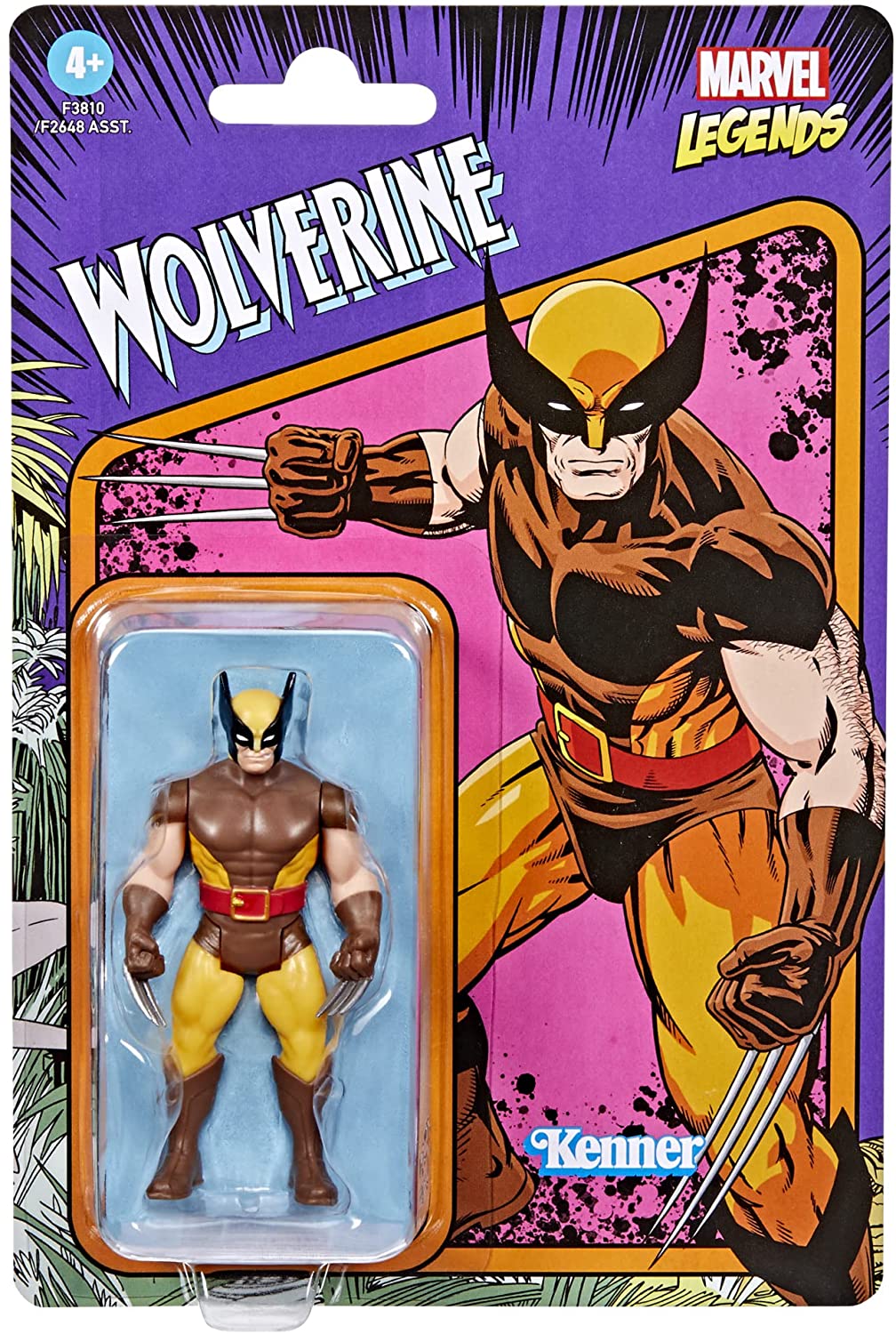 Hasbro Marvel Legends Series 9,5 cm Retro 375 Collection Wolverine Actionfigur