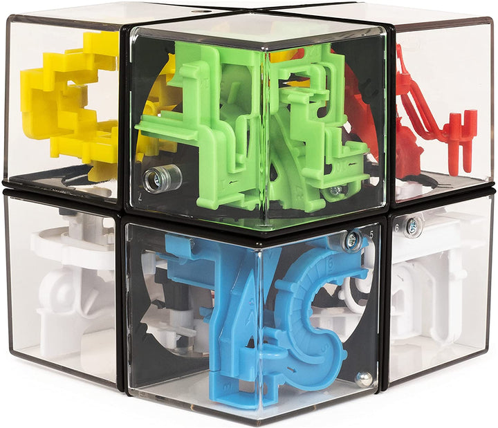 Rubik's Perplexus Hybrid 2 x 2, anspruchsvolles Puzzle-Labyrinth-Geschicklichkeitsspiel, für Erwachsene u