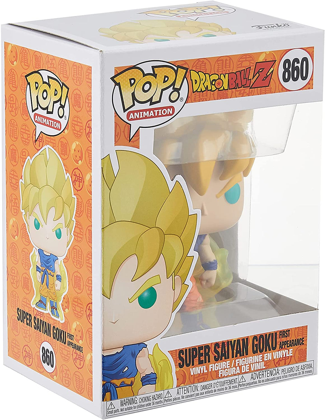Dragon Ball Z Super Saiyan Goku Première Apparition Funko 48600 Pop! Vinyle #860