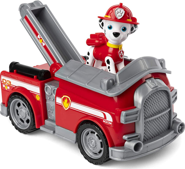 PAW Patrol 6054135 Marshall&#39;s Fire Engine Vehículo con figura coleccionable