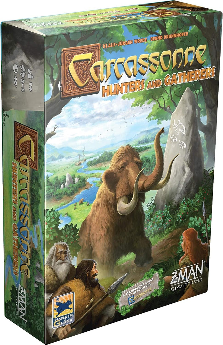 Z-Man-Spiele | Carcassonne Jäger und Sammler | Brettspiel | Ab 8 Jahren | 2-5