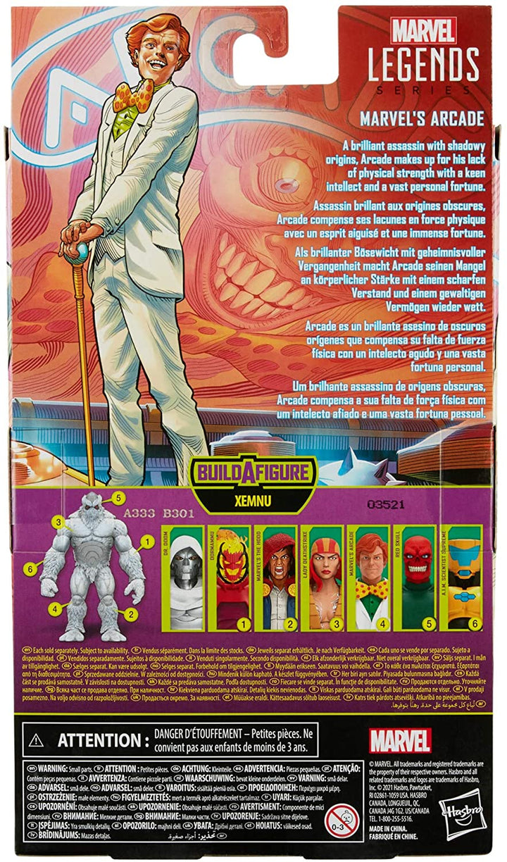 Hasbro Marvel Legends Series 15,2 cm große Marvel's Arcade-Actionfigur zum Sammeln und 2 Zubehörteile