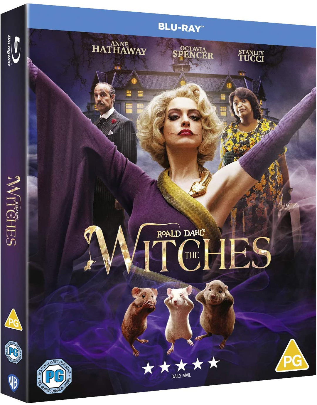 Roald Dahl's The Witches [2020] [Region Free] - Fantasy/Comedy [BLu-ray]
