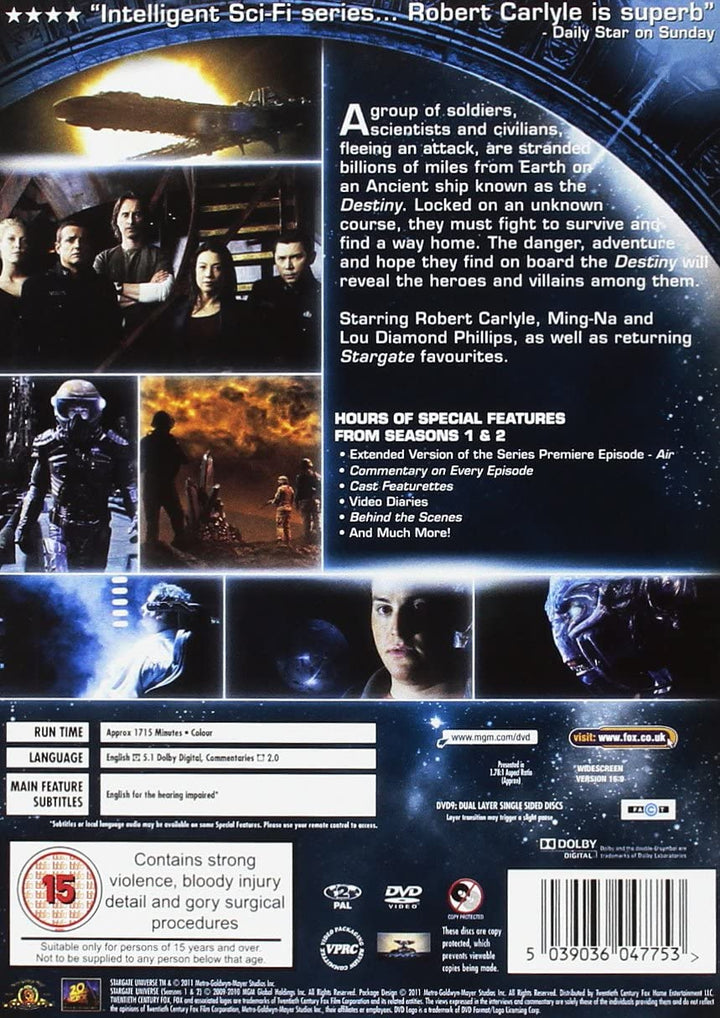 Stargate Universe: Die komplette Serie [2011] – Science-Fiction [DVD]