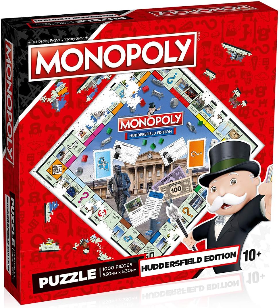 Huddersfield Monopoly 1000 Piece Jigsaw Puzzle Game