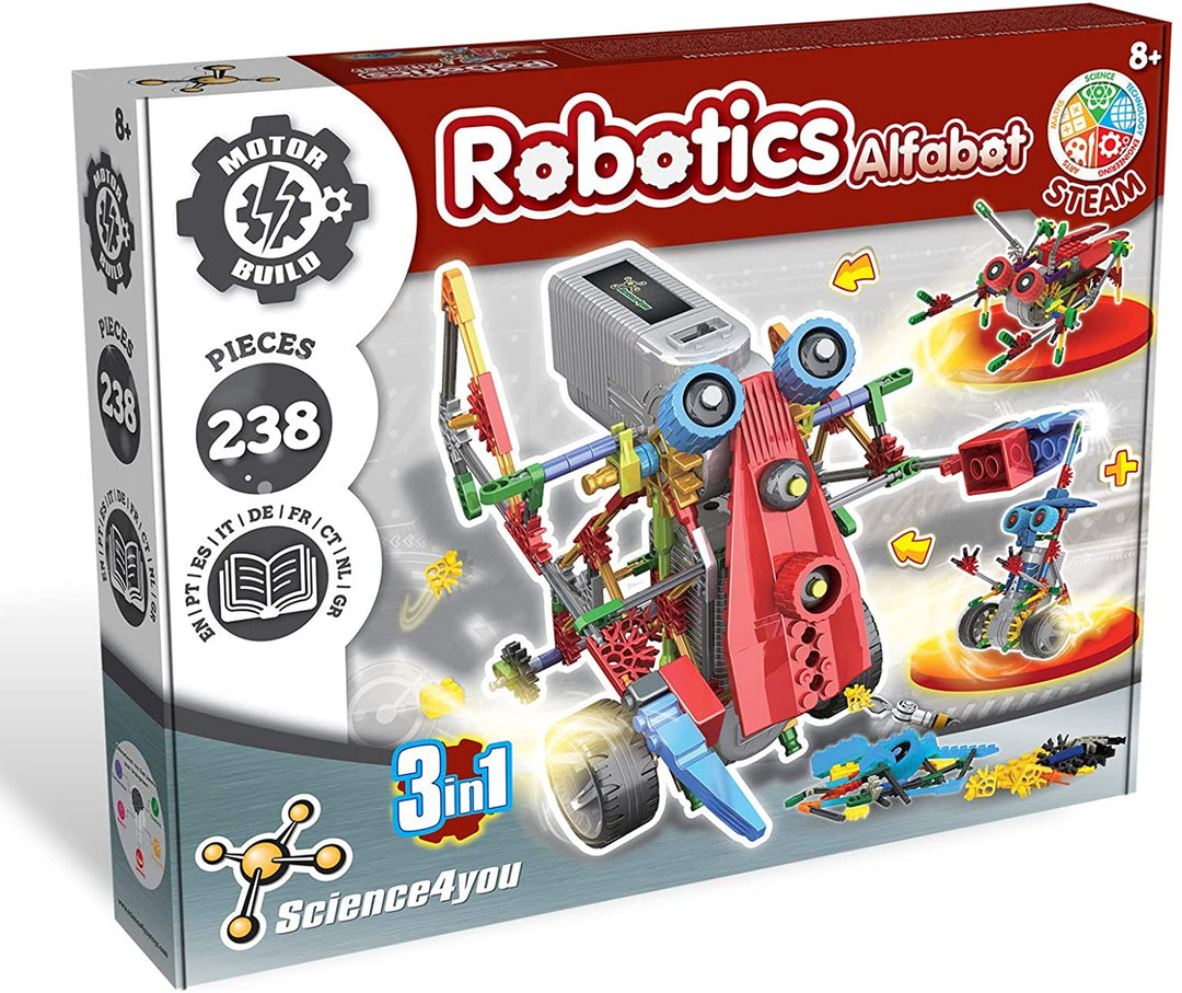 Robotics Alfabot 605176 von Science4you 238 Teile