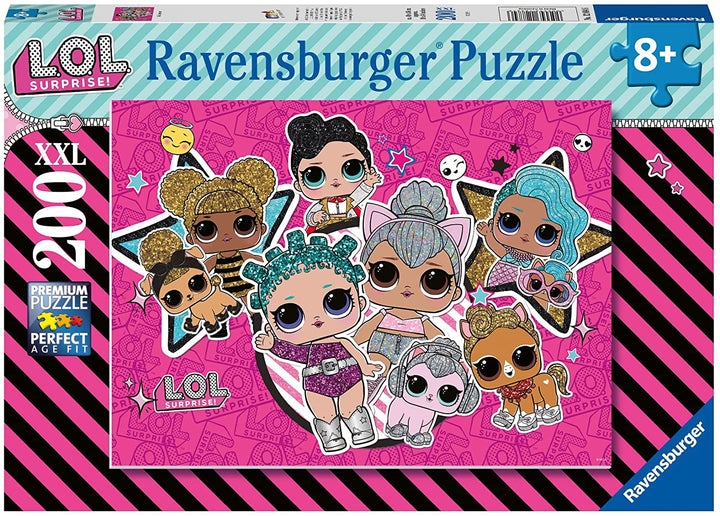 Ravensburger 12884 LOL Surprise XXL 200 Stück Girl Power