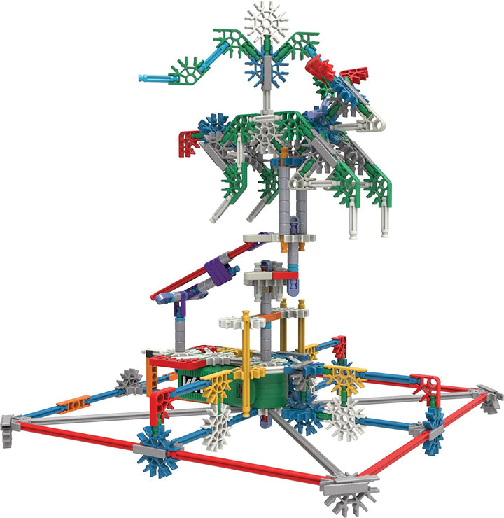 K'NEX 23012 Imagine Power and Play motorisiertes Bauset, Lernspielzeug für Kinder, 529-teiliges Stiel-Lernset, Technik für Kinder, lustiges und farbenfrohes Bauspielzeug für Kinder ab 7 Jahren