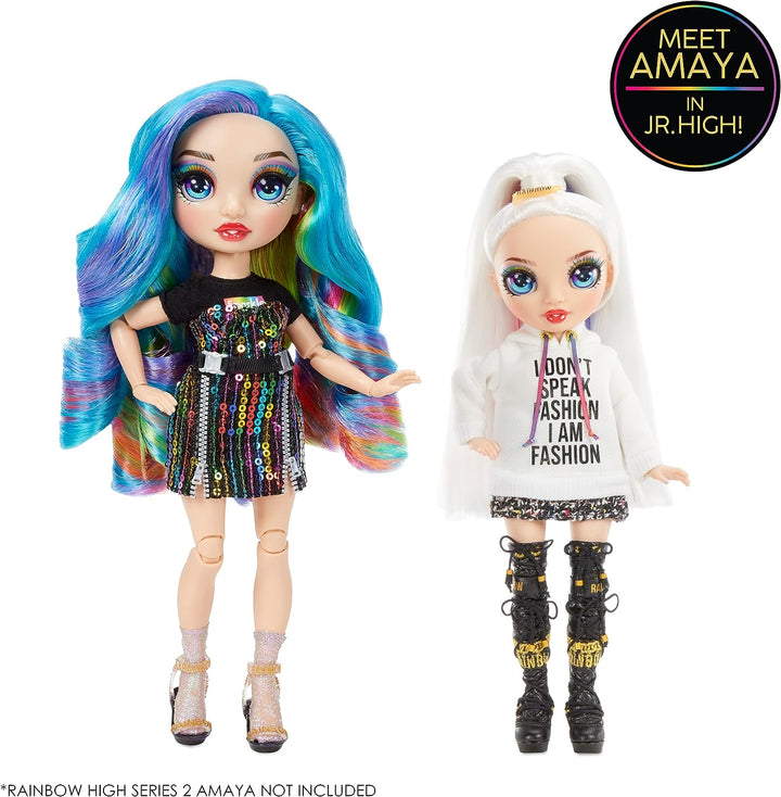 Rainbow High Junior High - AMAYA RAINE - 9"/23cm Rainbow Fashion Doll with Outfit and Accessories