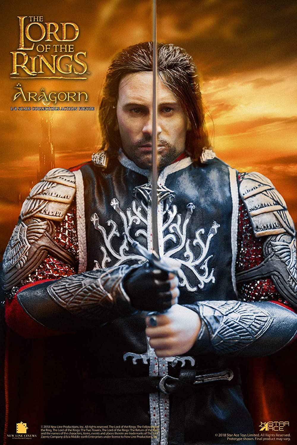 Star Ace Toys - Lord Of The Rings Aragorn 2.0 1/8 Coll Action Figure(Net)