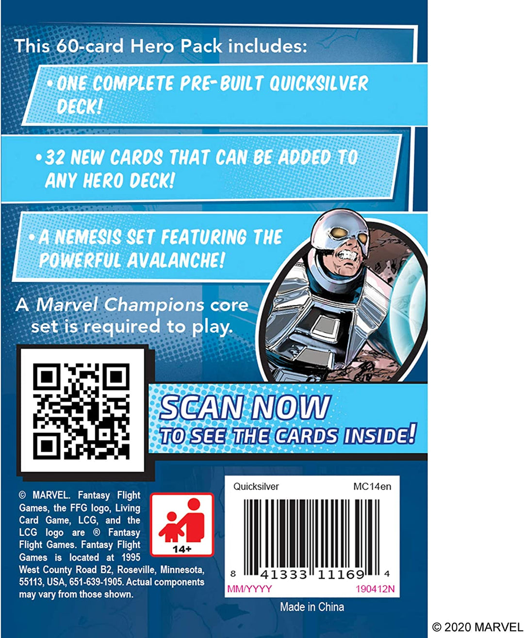 Marvel Champions: Quicksilver Heldenpaket
