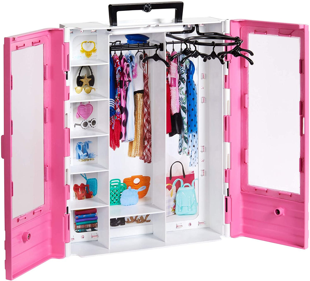 Barbie Fashionistas Ultimate Closet Tragbares Modespielzeug für 3- bis 8-Jährige