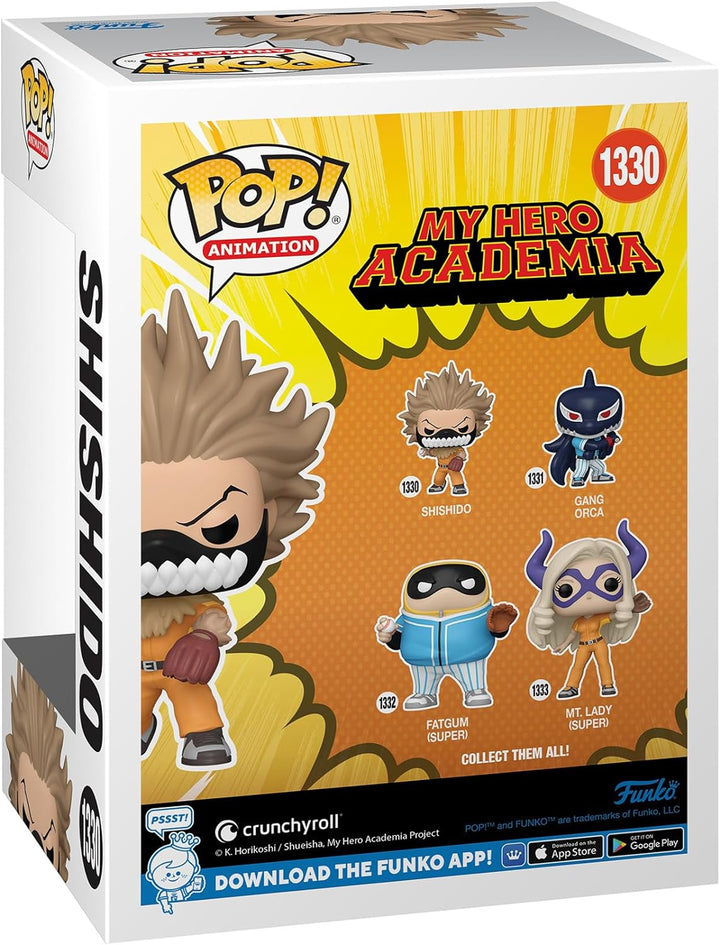 Funko POP! Animation: MHA HLB – Captain Shishido – (Baseball) – My Hero Academia