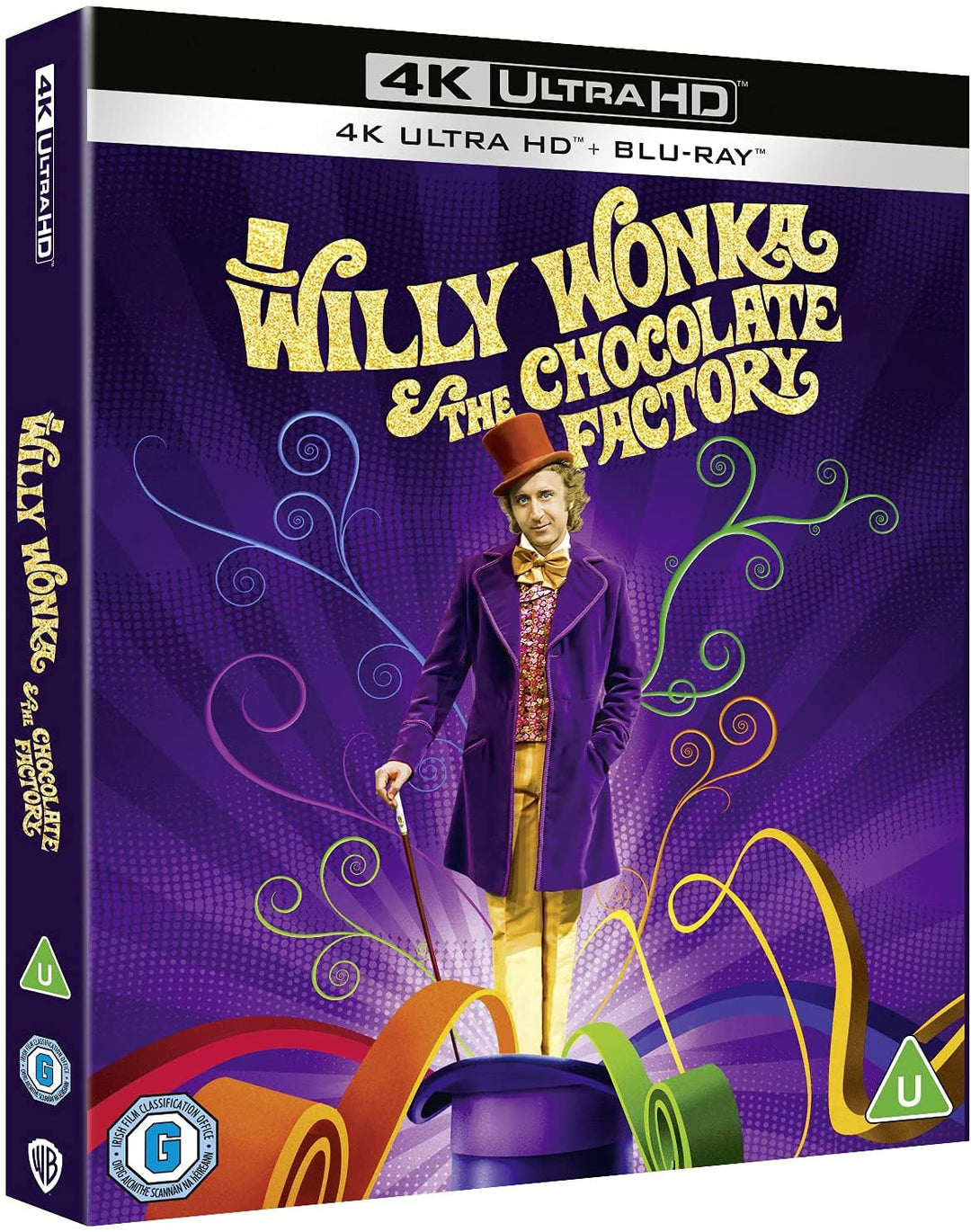 Willy Wonka und die Schokoladenfabrik [4K Ultra HD] [1971] [Region Free] – [Blu-ray]