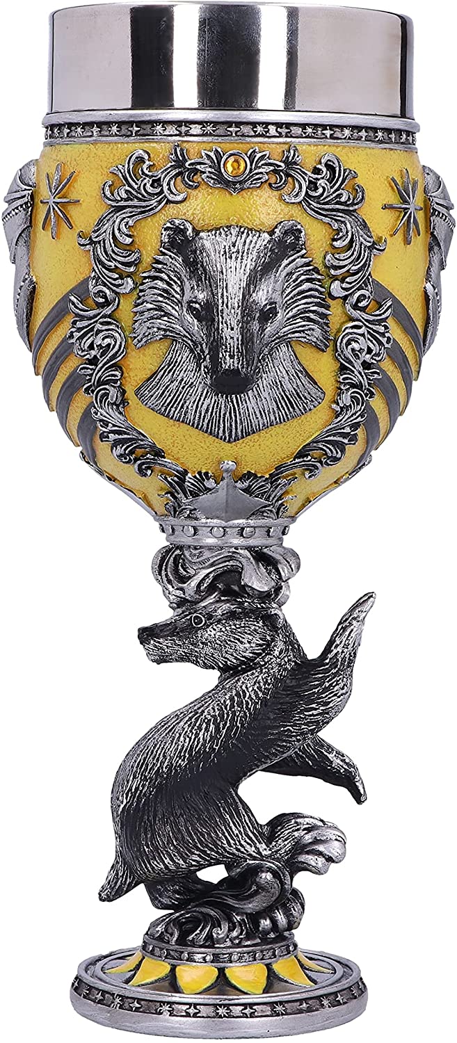 Nemesis Now – Harry Potter Hufflepuff Sammelkelch aus Kunstharz, Präsentationsbecher 5