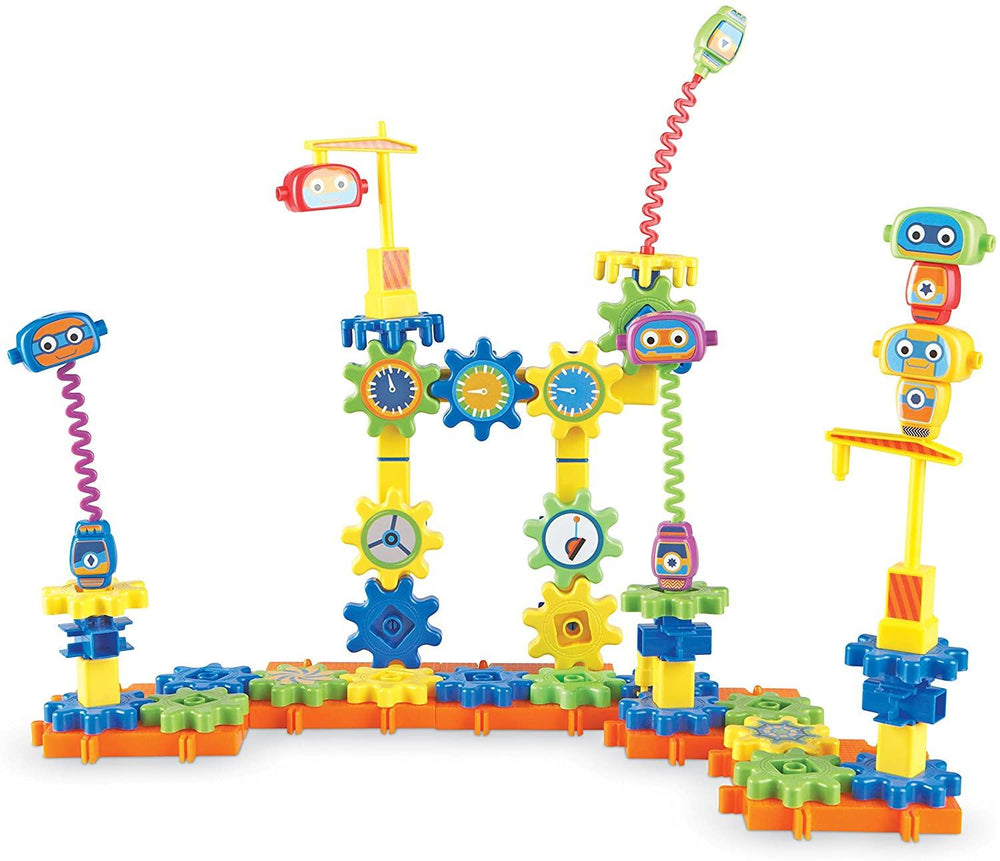 Learning Resources Gears Gears Gears Robot Factory Building Set - Yachew