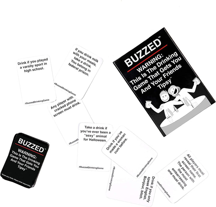 Buzzed - The Hilarious Party Game That Will Get You & Your Friends Hydrated!