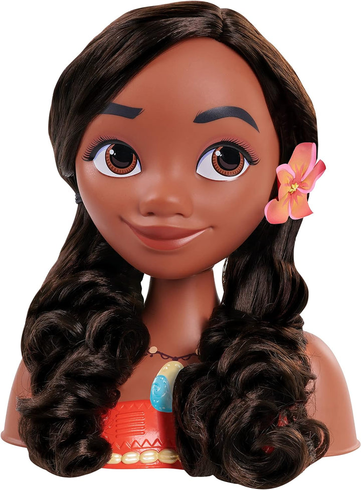 Disney 87621 Princess Basic Moana Styling Head, Multi-Color