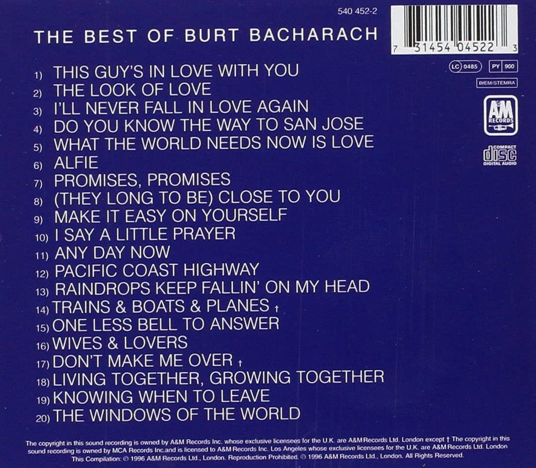 Burt Bacharach - The Best of Burt Bacharach