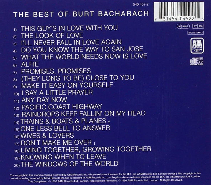 Burt Bacharach - Das Beste von Burt Bacharach