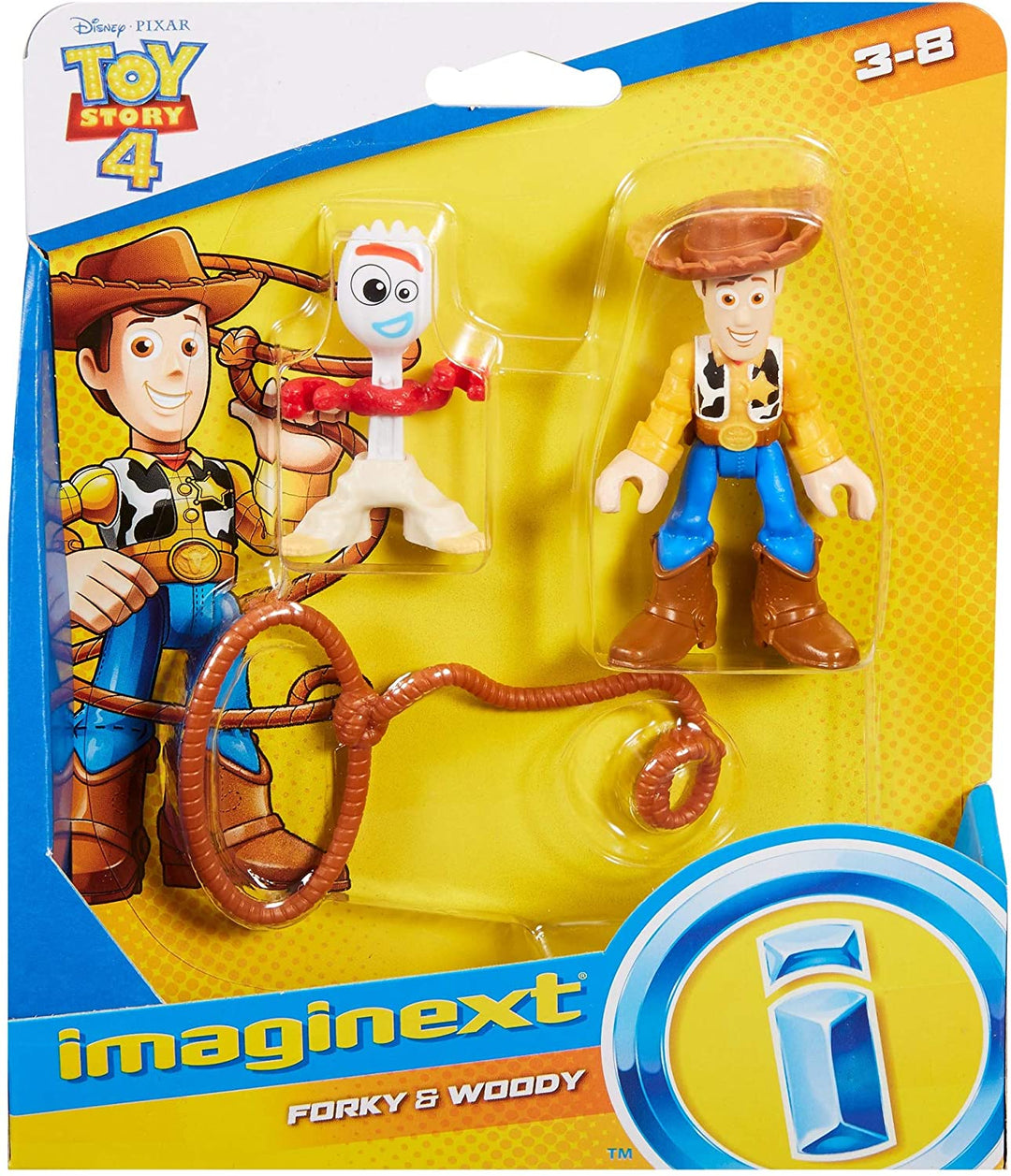 Fisher-Price Imaginext Disney Pixar Toy Story 4 Woody &amp; Forky Minifiguren