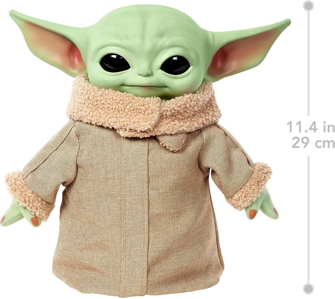 Star Wars Grogu Squeeze and Blink Plüsch mit Geräuschen und Bewegung, Sammel-Gi