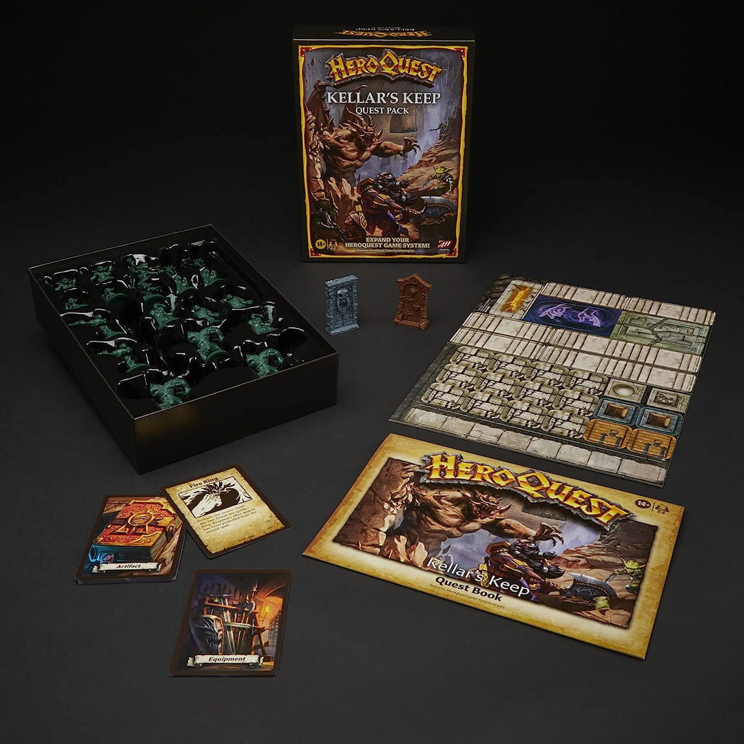 Avalon Hill HeroQuest Kellar's Keep Expansion, Ages 14 and Up 2-5 Player