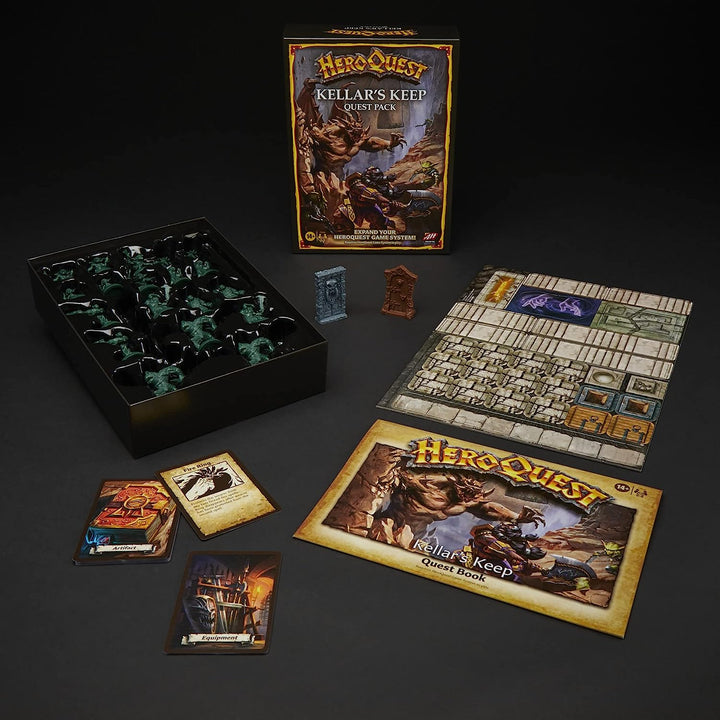 Avalon Hill HeroQuest Kellar's Keep Expansion, Ages 14 and Up 2-5 Player