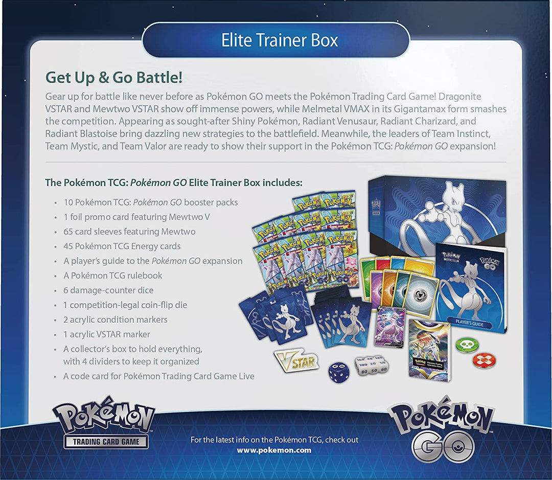 Pokémon-Sammelkartenspiel: Pokémon GO Elite-Trainer-Box
