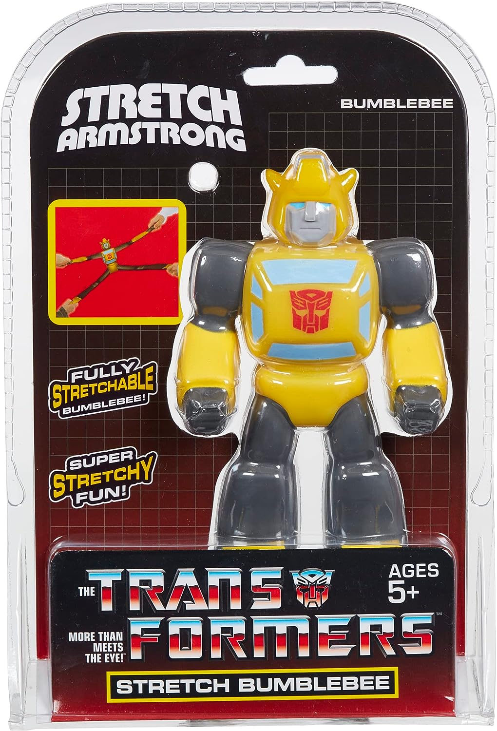 Charakteroptionen 07869 Transformers Stretch-Spielzeug. Erstaunlicher dehnbarer Spaß. Vollständig St