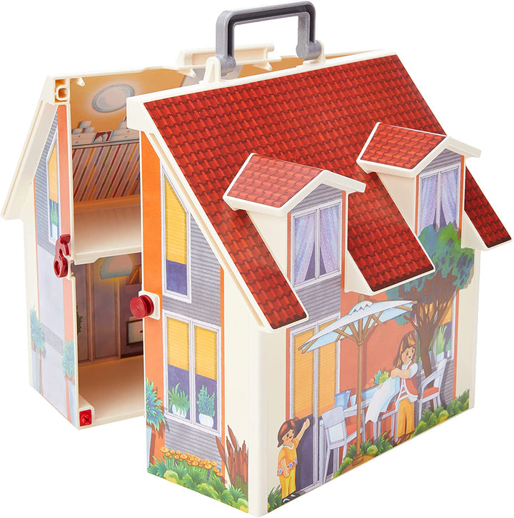 Playmobil 5167 Dollhouse Modernes Puppenhaus zum Mitnehmen, für Kinder ab 4 Jahren