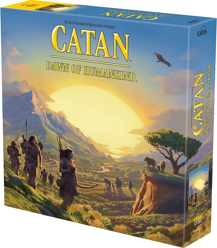 Catan Studios Dawn of Humankind: Catan Board Game Ages 12+ 3-4 Players 90+ Minutes Playing Time