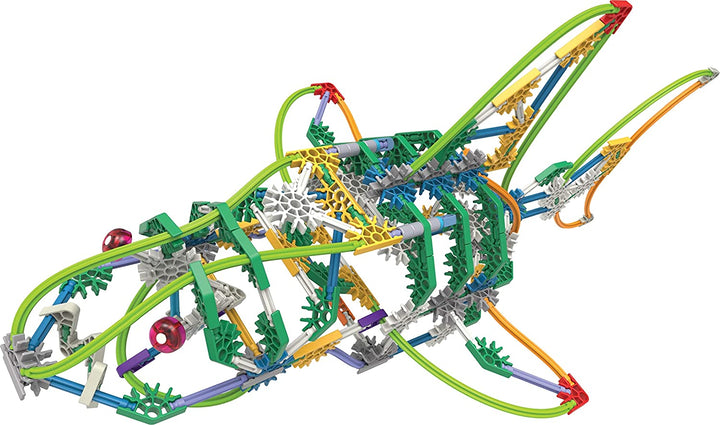 K'NEX 23012 Imagine Power and Play motorisiertes Bauset, Lernspielzeug für Kinder, 529-teiliges Stiel-Lernset, Technik für Kinder, lustiges und farbenfrohes Bauspielzeug für Kinder ab 7 Jahren