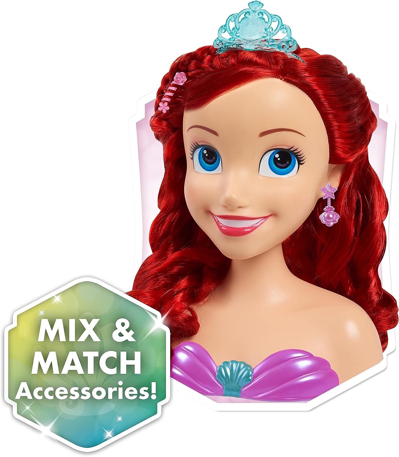 Just Play Disney Princess Ariel Styling Head with Accessories 3