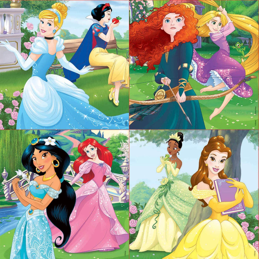 Educa 17166 Progressive Puzzle Disney Princess 12 + 16 + 20 + 25
