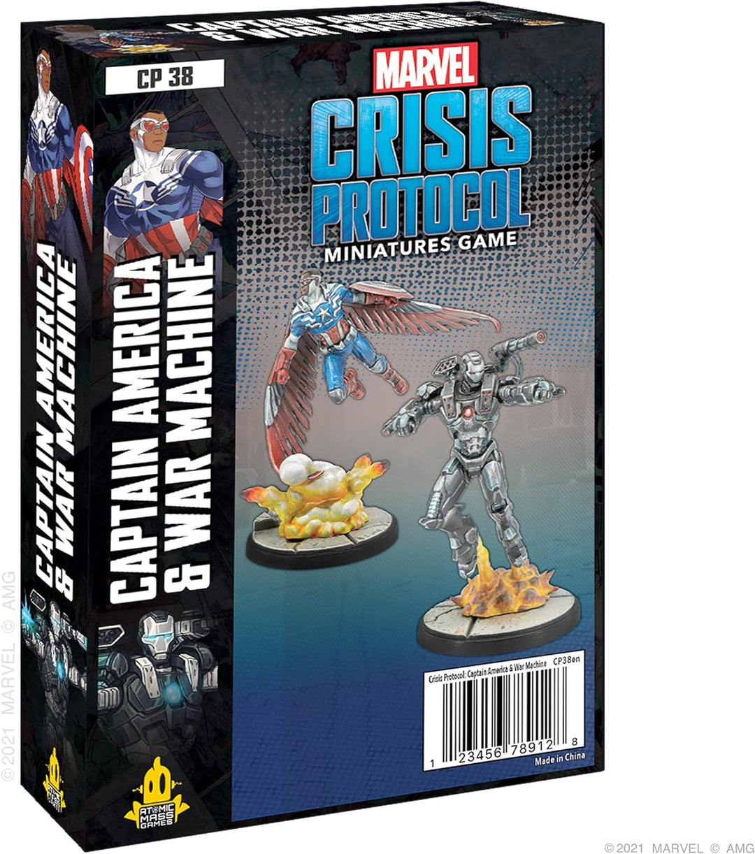 Captain America und War Machine – Marvel Crisis Protocol