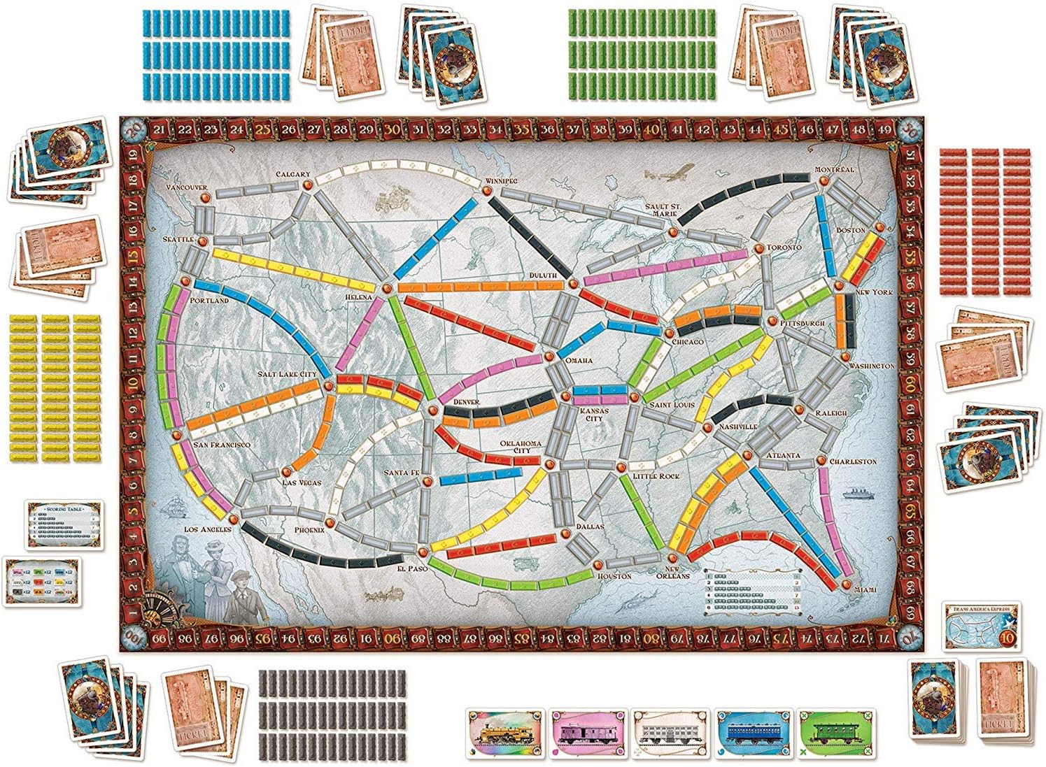 Days of Wonder Ticket to Ride Board Game 6