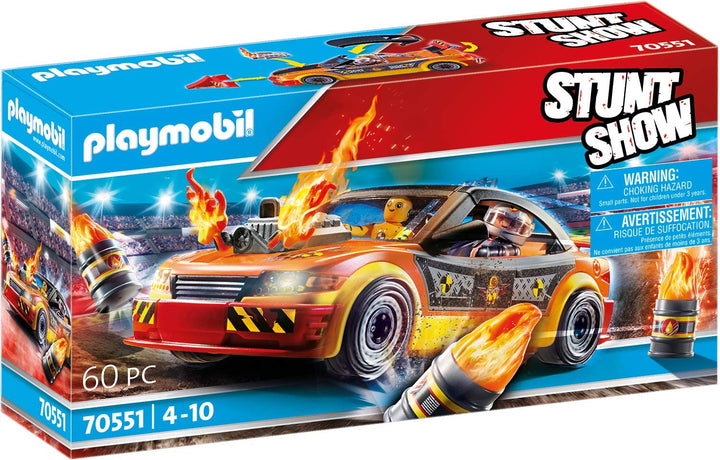 Playmobil 70551 Stunt Show Crash Car para niños de 4 a 10 años