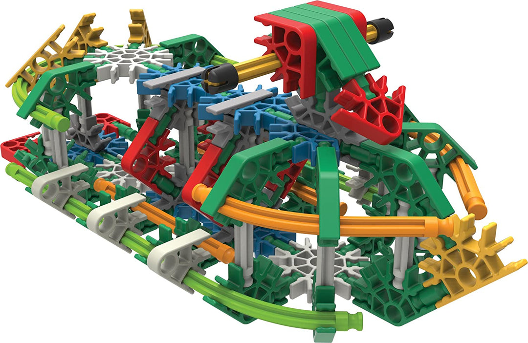 K'NEX 23012 Imagine Power and Play motorisiertes Bauset, Lernspielzeug für Kinder, 529-teiliges Stiel-Lernset, Technik für Kinder, lustiges und farbenfrohes Bauspielzeug für Kinder ab 7 Jahren