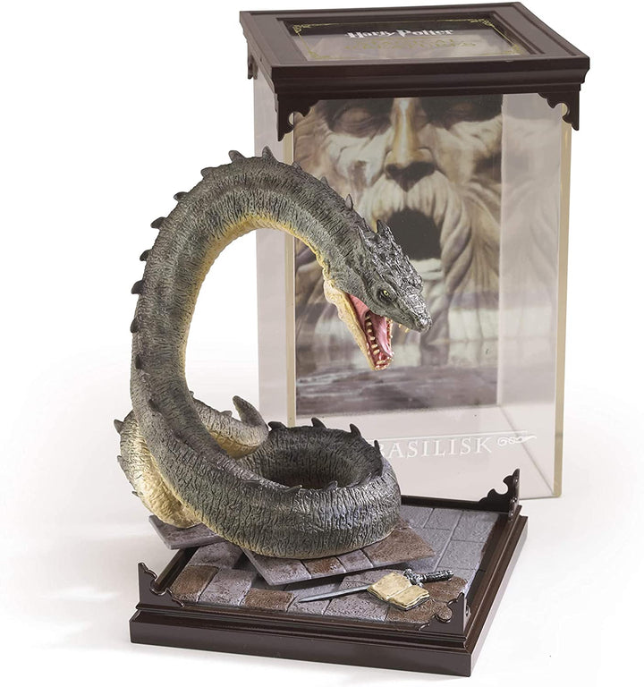 The Noble Collection - Magical Creatures Basilisk - Hand-Painted Magical Creature #3 - Officially Licensed 7in (18.5cm) Harry Potter Toys Collectable Figures - For Kids & Adults