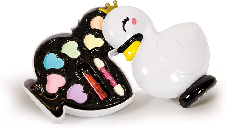 Clementoni 18632 Crazy Chic Lovely Swan Make-up-Set für Kinder ab 6 Jahren P