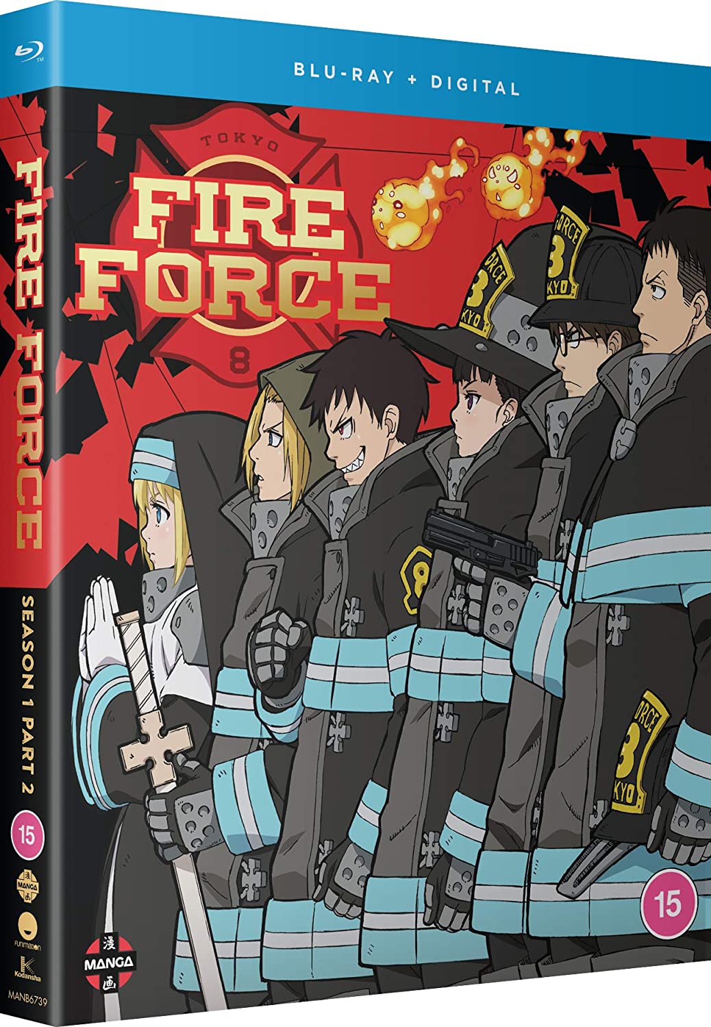 Fire Force Staffel 1 Teil 2 (Episoden 13–24) [Blu-ray]