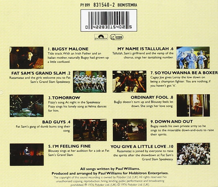Bugsy Malone [Audio-CD]