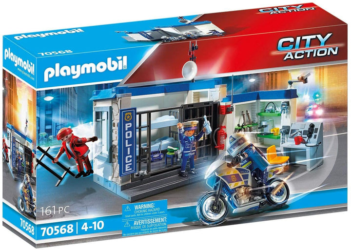 Playmobil 70568 City Action Police Prison Escape, for Children Ages 4 - 10