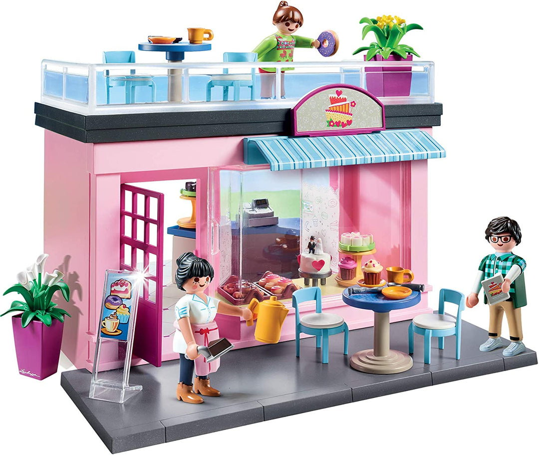 Playmobil 70015 City Life My Little Town Cafe con torte