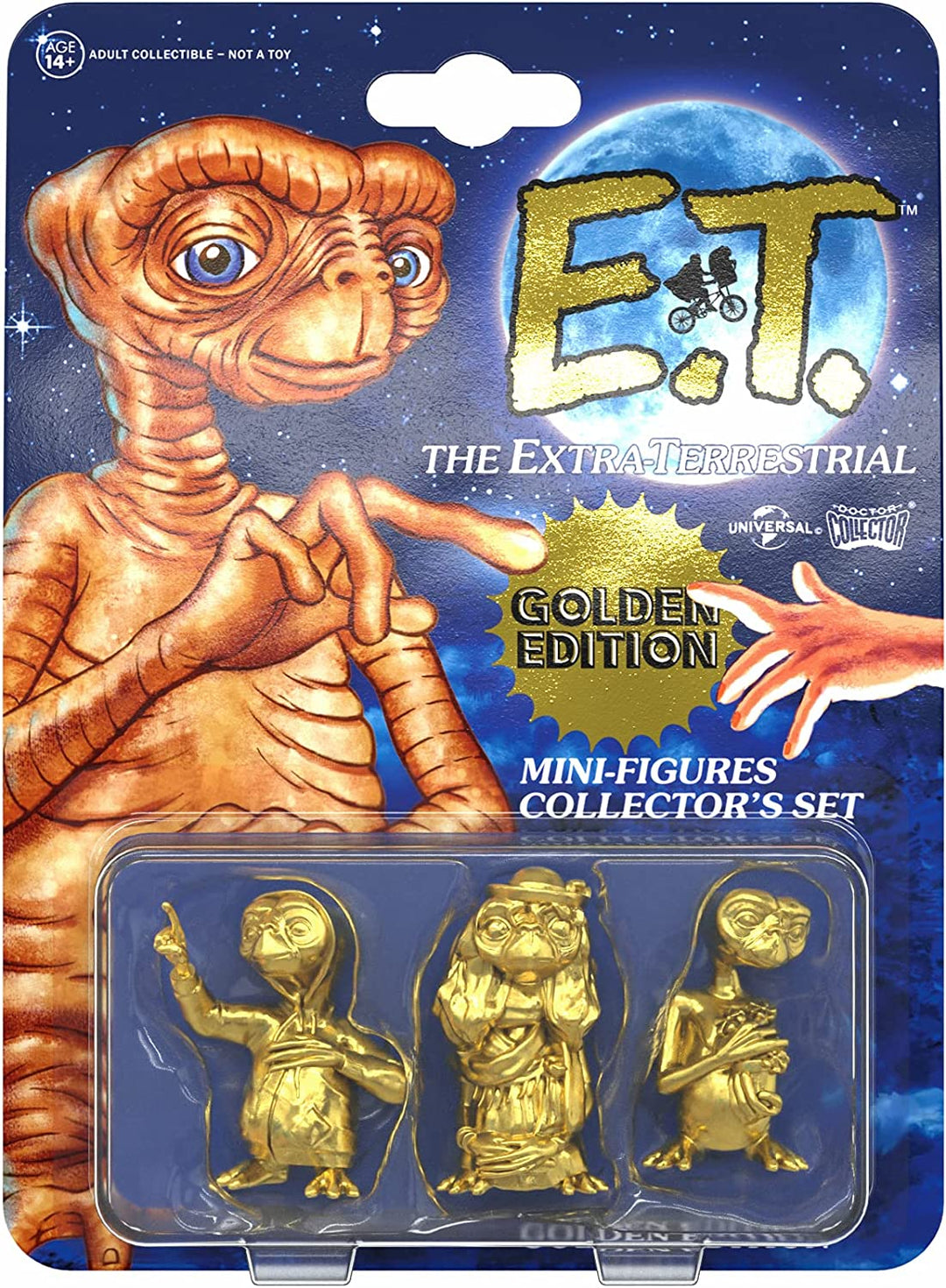 Doctor Collector DCET04 ET Minifiguren – Goldene Version