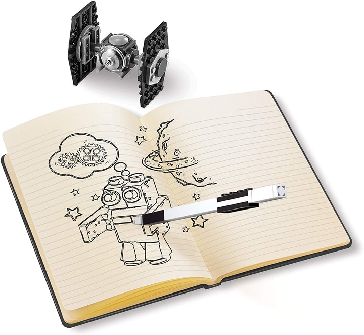 IQ LEGO Star Wars Tie Fighter Kreativitätsset mit FSC-zertifiziertem Tagebuch, Krawattenfigur