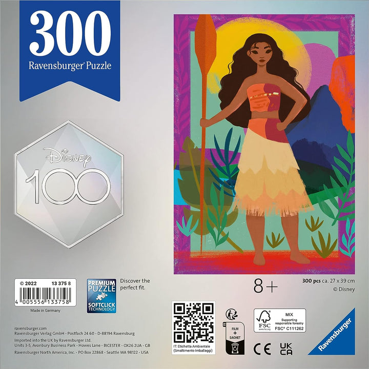 Ravensburger 13375 Disney 100th Anniversary Moana Jigsaw Puzzles for Adults and Kids