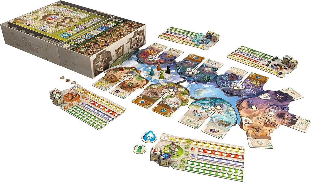Libellud LIBDIFO02EN Dice Forge: Rebellion, Mixed Colours